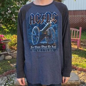 AMAZING Liquid Blue ACDC Long Sleeve